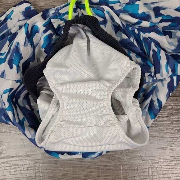 Ooshkosh Boy's Blue & White Camo Swim Trunks Size 6 - Picture 10 of 12